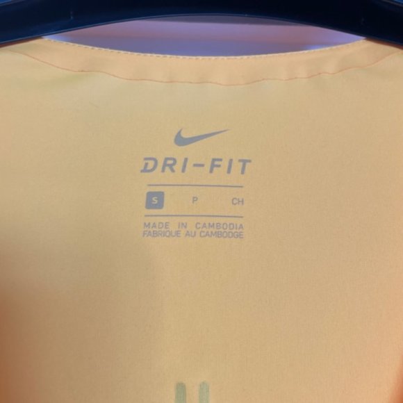 Nike Women's Dri-Fit Orange Tank - Picture 2 of 3